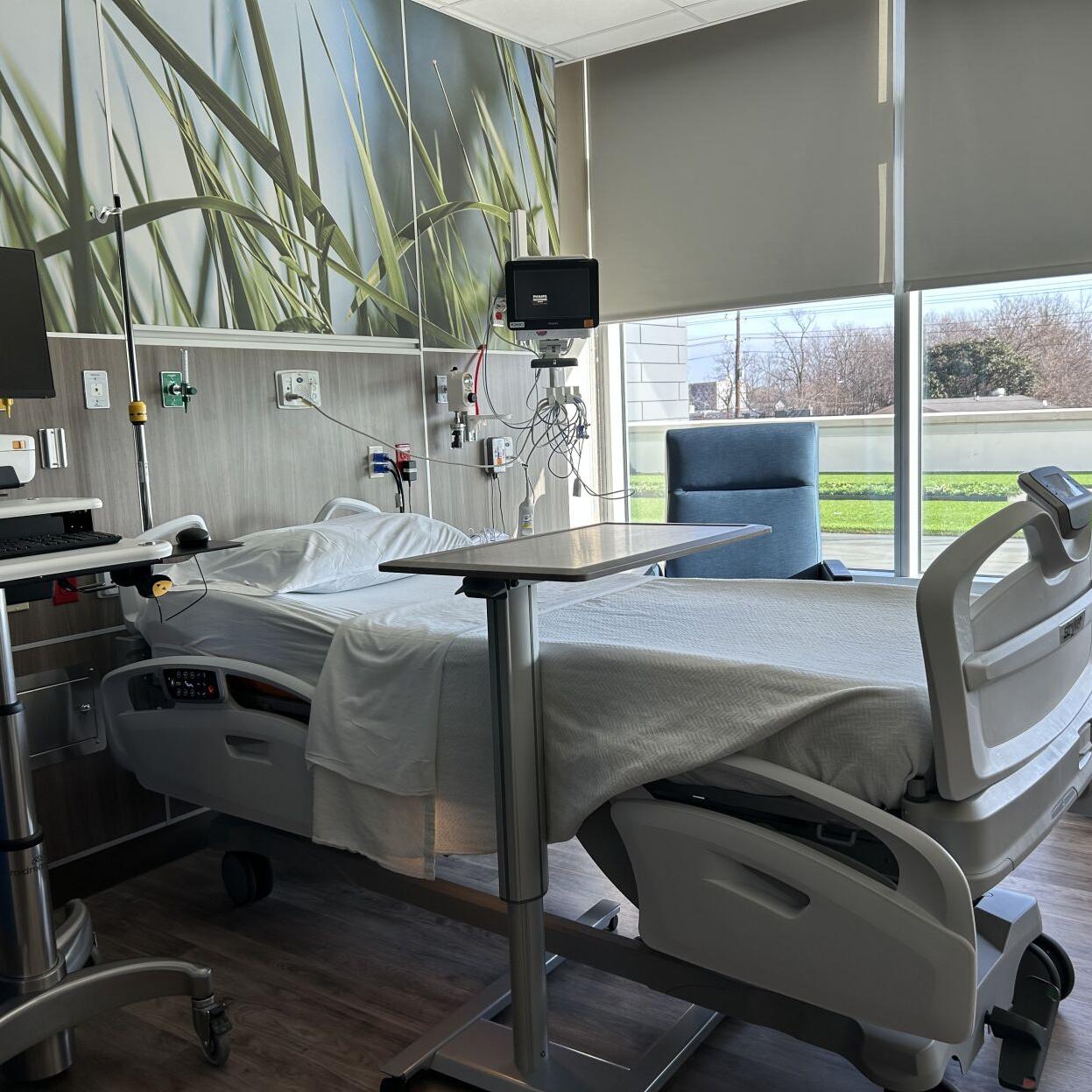 Norton West Louisville Hospital bed